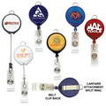 Large Face Badge Reel (Polydome)